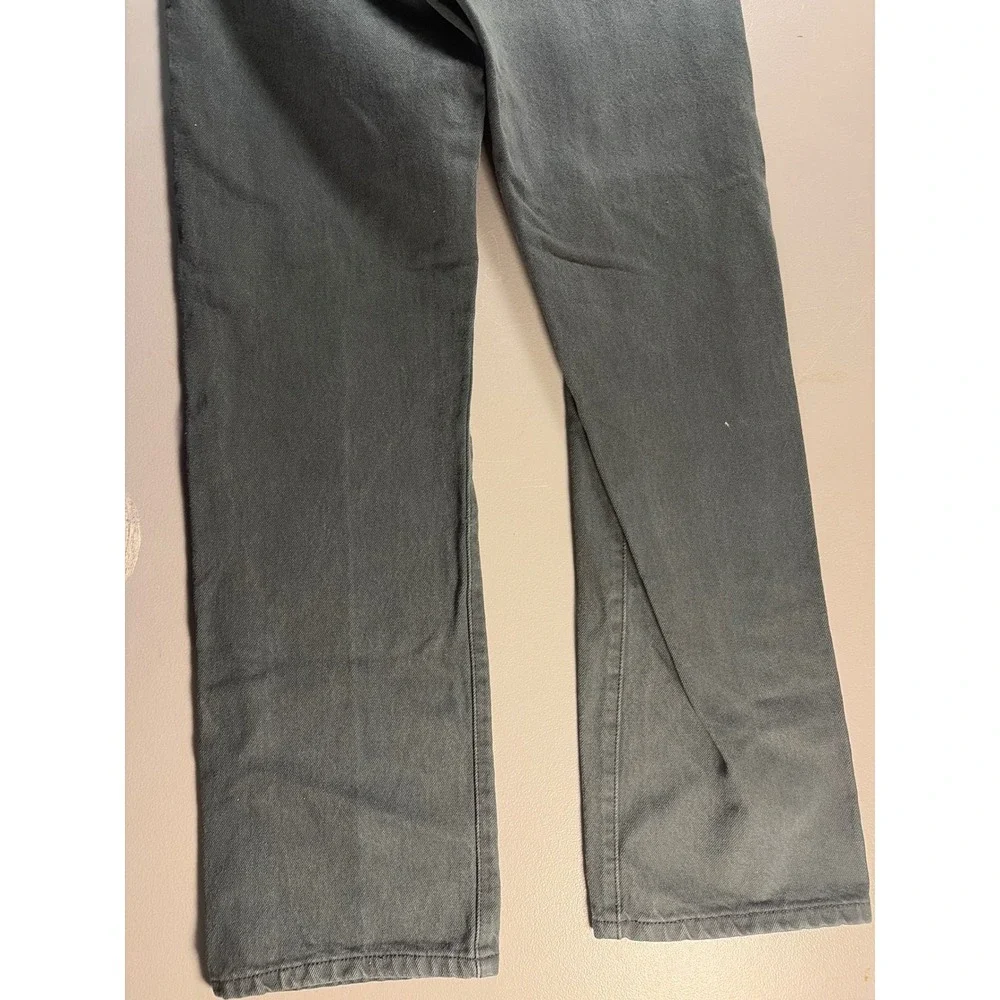 Levi's 501 Jeans Mens 29x30 Gray‎ Straight Leg 100% Cotton Button Fly Denim